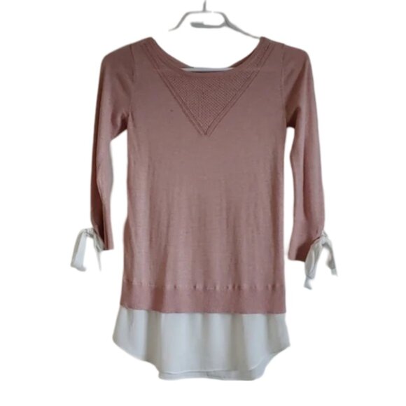 Camber & Grace XXS dusty rose office professional blouse long sleeves - Picture 1 of 8